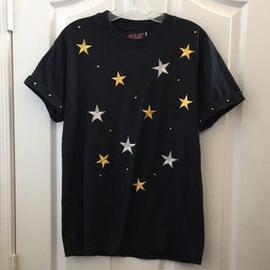 FINAL MARKDOWN Ladies’ P.G.B. Embroidered Stars Top (S)